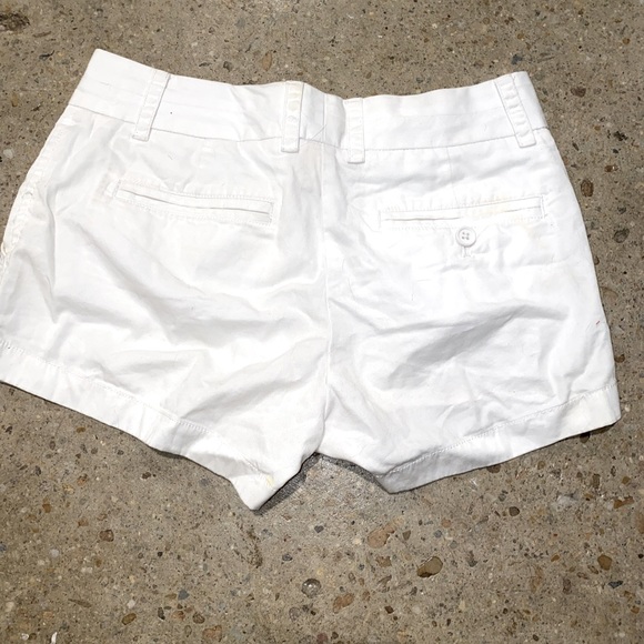 Jcrew white chino shorts 00 - Picture 2 of 2